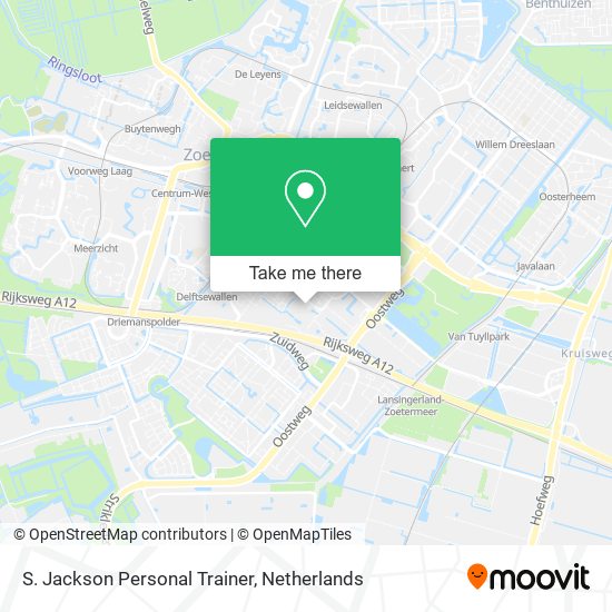 S. Jackson Personal Trainer map