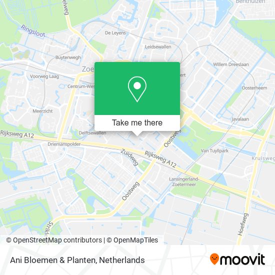 Ani Bloemen & Planten map