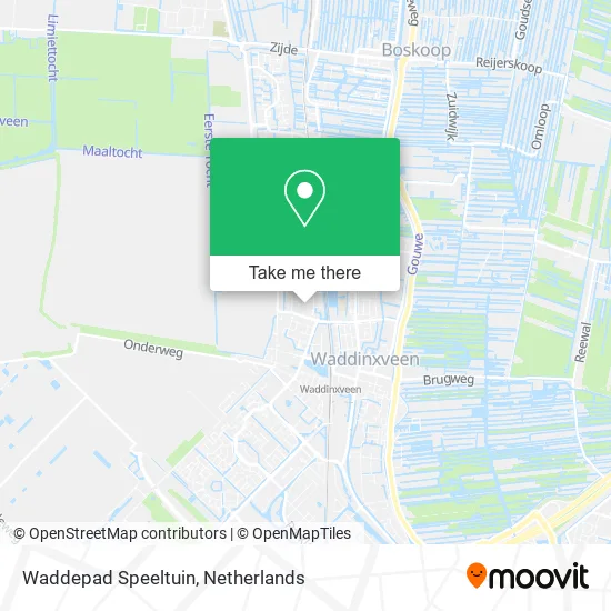 Waddepad Speeltuin map