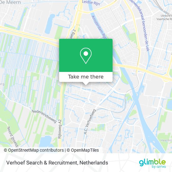 Verhoef Search & Recruitment map