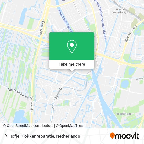 't Hofje Klokkenreparatie map