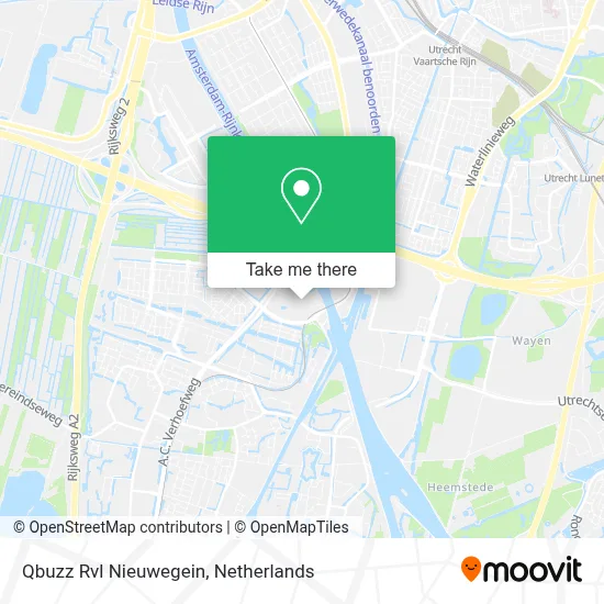Qbuzz Rvl Nieuwegein map