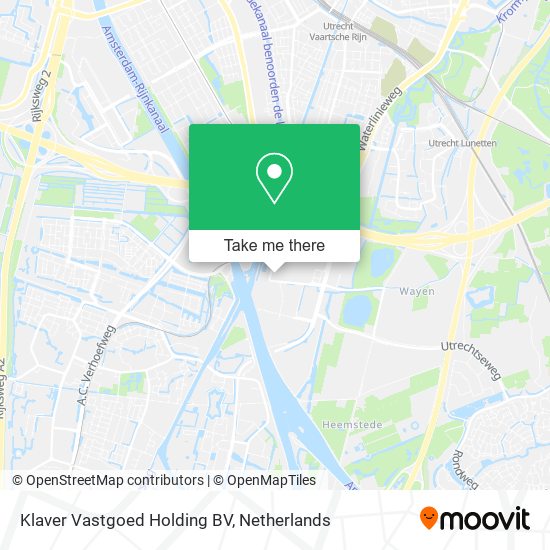 Klaver Vastgoed Holding BV map