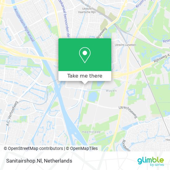 Sanitairshop.Nl map