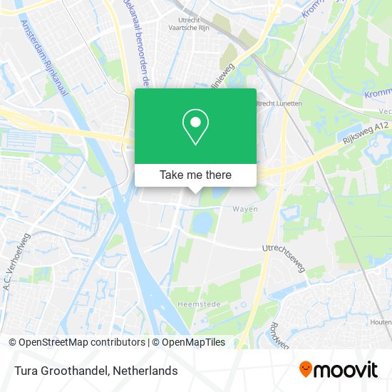 Tura Groothandel map