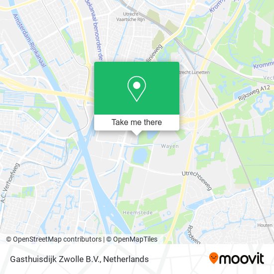 Gasthuisdijk Zwolle B.V. map