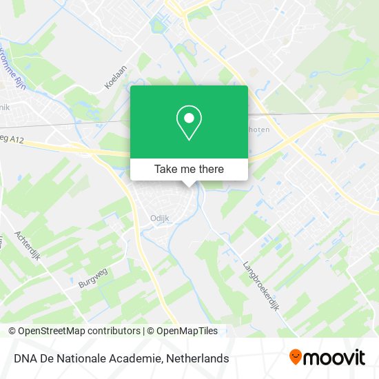 DNA De Nationale Academie map