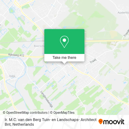 Ir. M.C. van den Berg Tuin- en Landschaps- Architect Bnt Karte