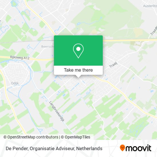 De Pender, Organisatie Adviseur map