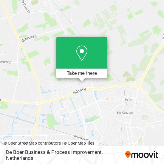 De Boer Business & Process Improvement map