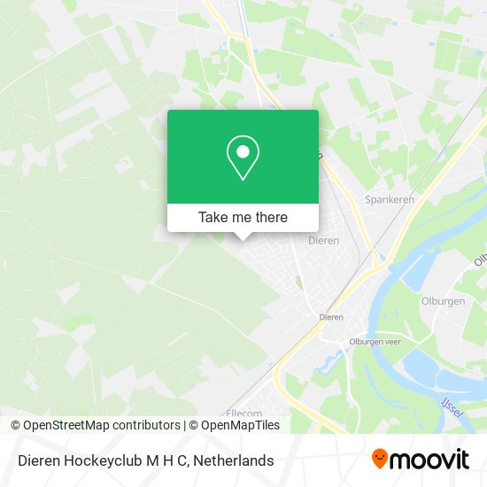 Dieren Hockeyclub M H C map