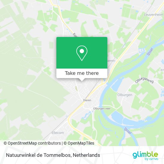 Natuurwinkel de Tommelbos map