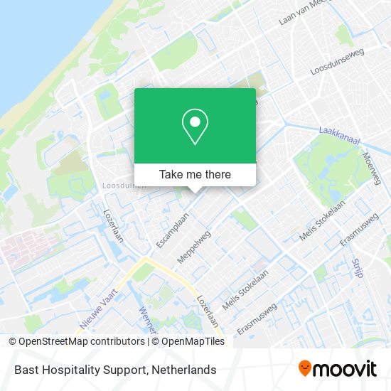 Bast Hospitality Support map