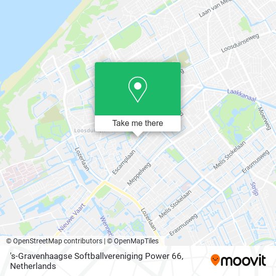 's-Gravenhaagse Softballvereniging Power 66 map