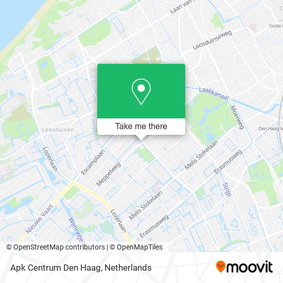 Apk Centrum Den Haag map