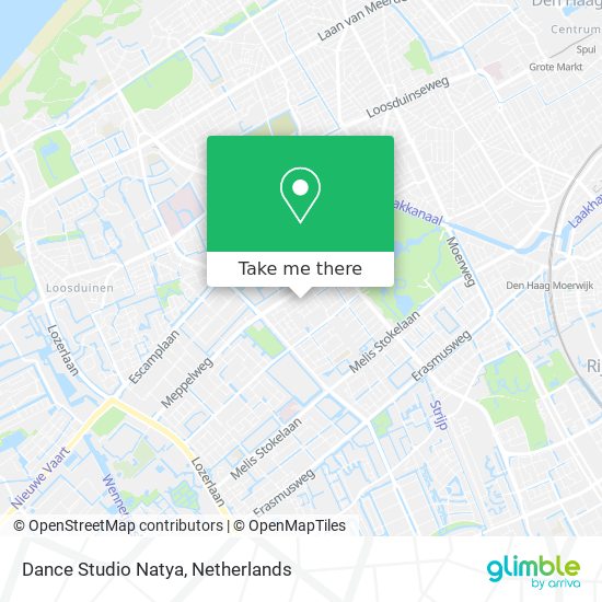 Dance Studio Natya map