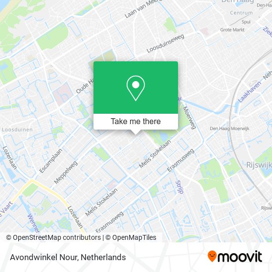 Avondwinkel Nour map