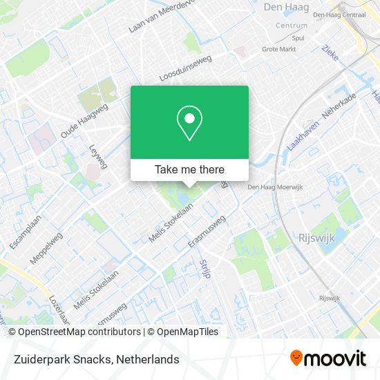 Zuiderpark Snacks map