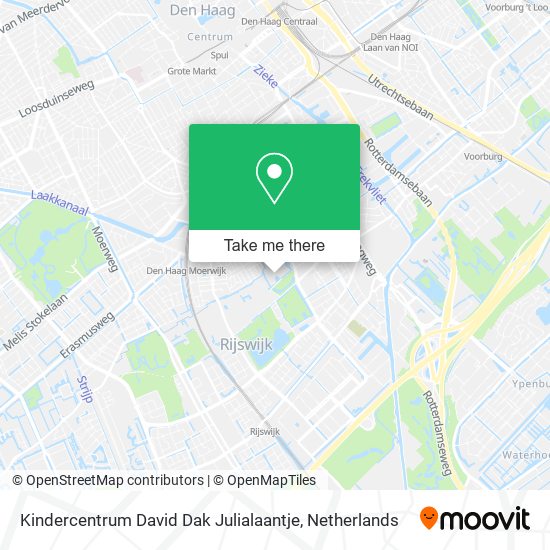 Kindercentrum David Dak Julialaantje Karte