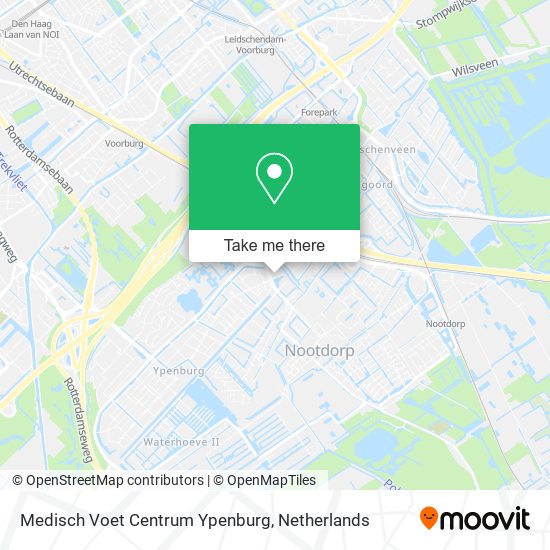 Medisch Voet Centrum Ypenburg map