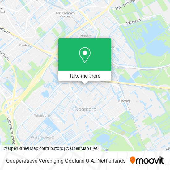 Coöperatieve Vereniging Gooland U.A. map