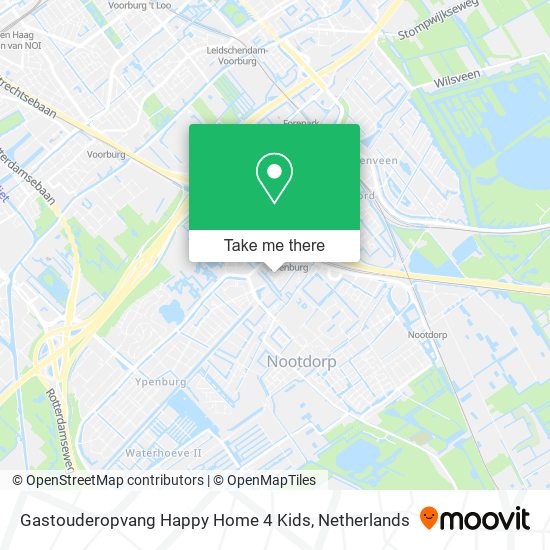 Gastouderopvang Happy Home 4 Kids map