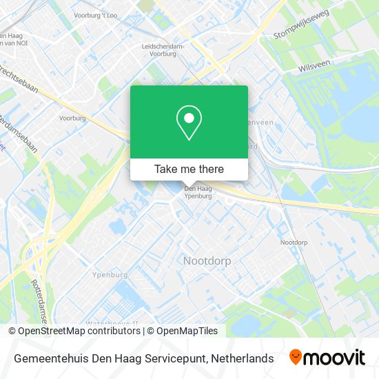 Gemeentehuis Den Haag Servicepunt Karte