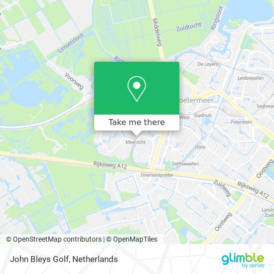 John Bleys Golf map