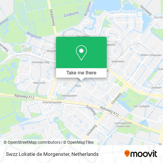 Swzz Lokatie de Morgenster map