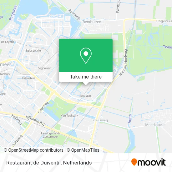Restaurant de Duiventil map