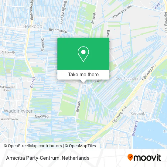 Amicitia Party-Centrum map