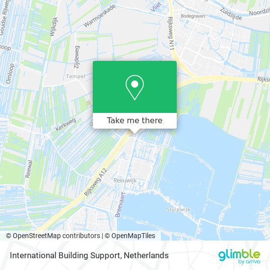 International Building Support map