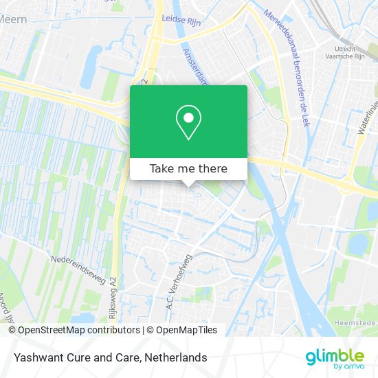 Yashwant Cure and Care map