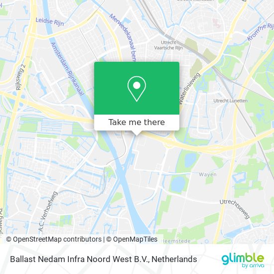 Ballast Nedam Infra Noord West B.V. map