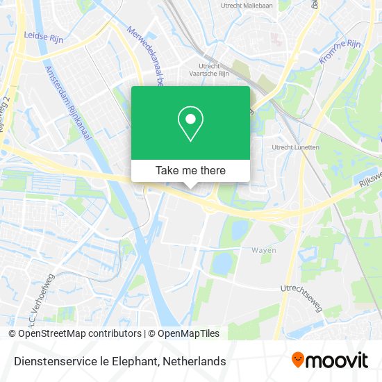 Dienstenservice le Elephant map