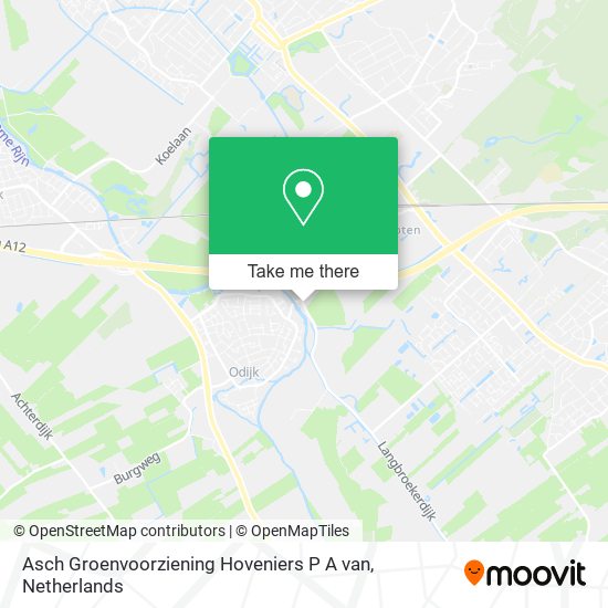 Asch Groenvoorziening Hoveniers P A van map