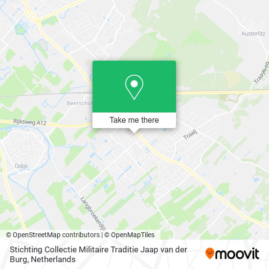 Stichting Collectie Militaire Traditie Jaap van der Burg map