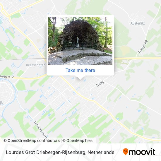 Lourdes Grot Driebergen-Rijsenburg map