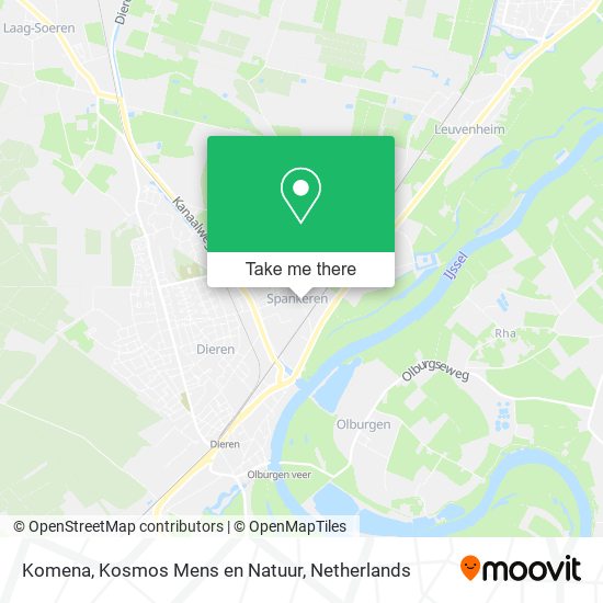 Komena, Kosmos Mens en Natuur map