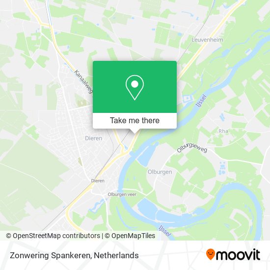Zonwering Spankeren map