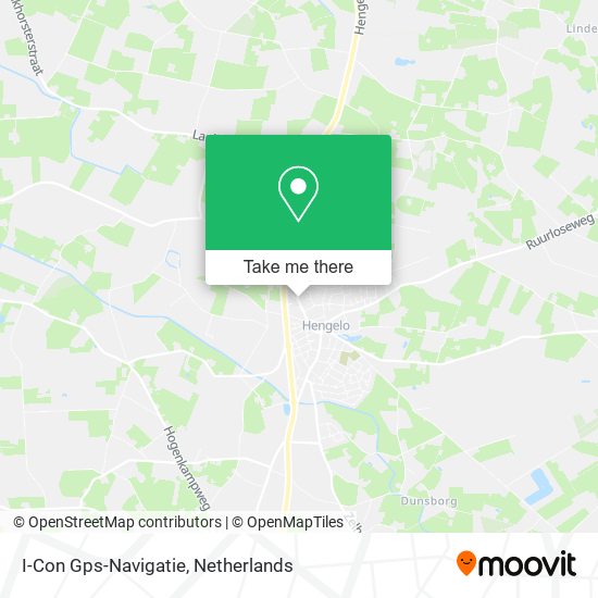 I-Con Gps-Navigatie map
