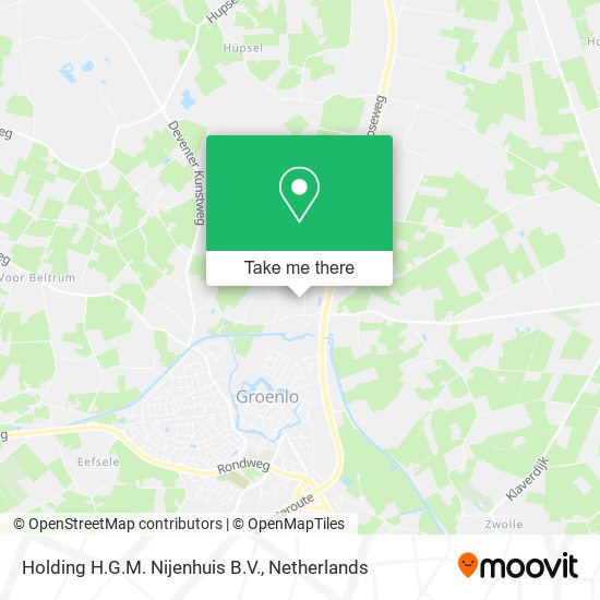 Holding H.G.M. Nijenhuis B.V. map