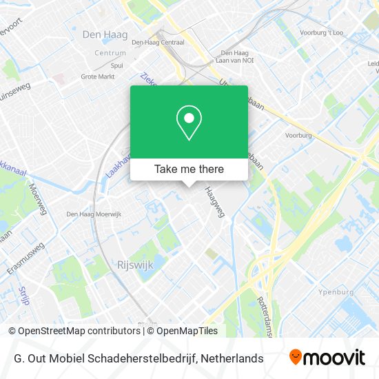 G. Out Mobiel Schadeherstelbedrijf map