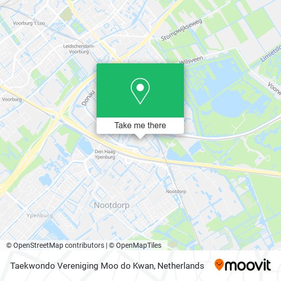 Taekwondo Vereniging Moo do Kwan map