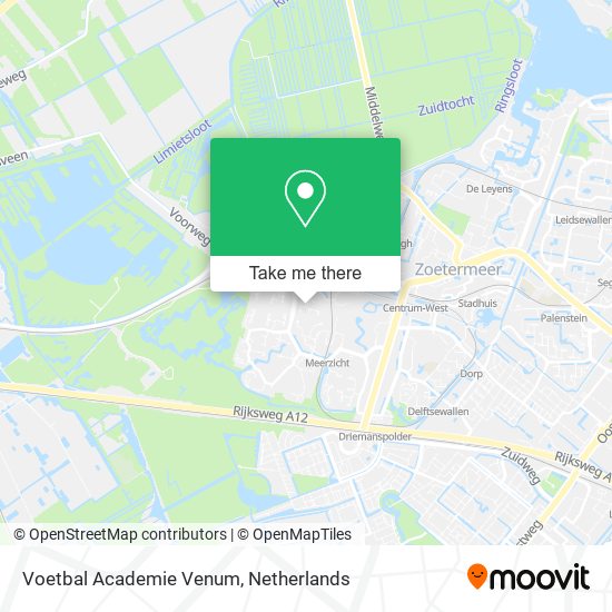 Voetbal Academie Venum map