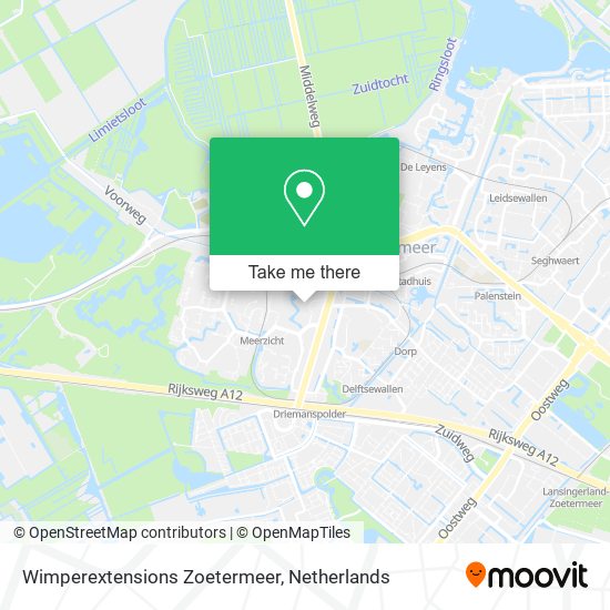 Wimperextensions Zoetermeer map