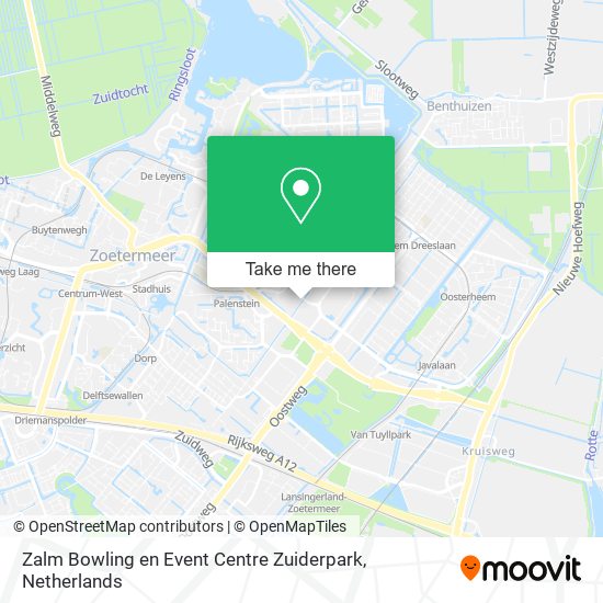 Zalm Bowling en Event Centre Zuiderpark map