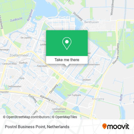 Postnl Business Point map