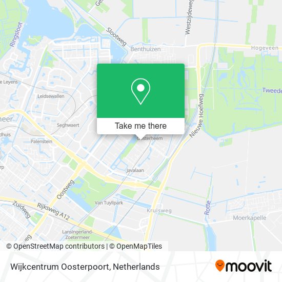 Wijkcentrum Oosterpoort map