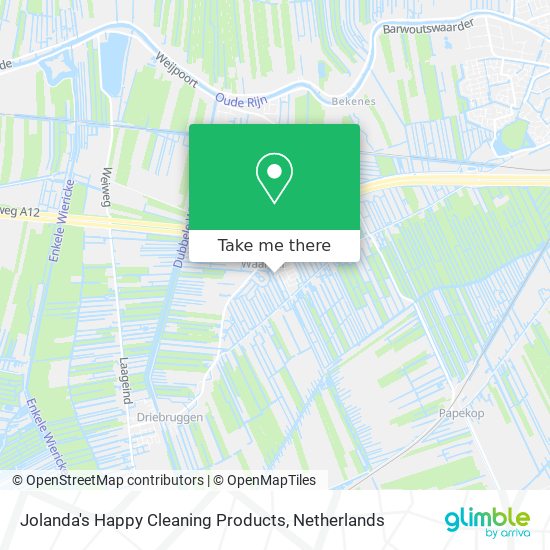 Jolanda's Happy Cleaning Products map